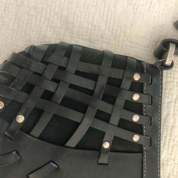 Black Calvin Klein Vintage Studded Purse - Picture 4 of 9